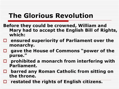 La Gloriosa Rivoluzione: Un Sogno di Costituzionalismo Monarhico, Con la Corona che Tremava sull'Orlo del Cambiamento